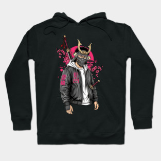 Urban Drifter Modern Samurai Streetwear Hoodie