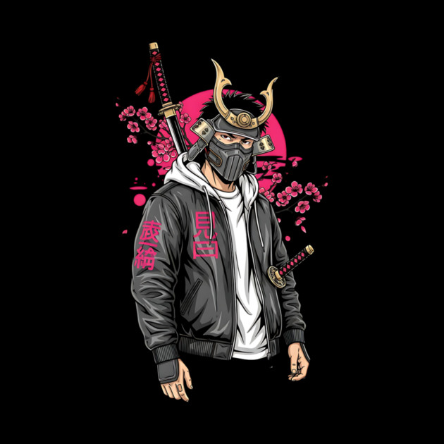 Urban Drifter Modern Samurai Streetwear by Designed By Marty