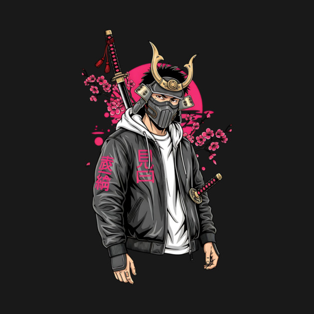 Urban Drifter Modern Samurai Streetwear by Designed By Marty