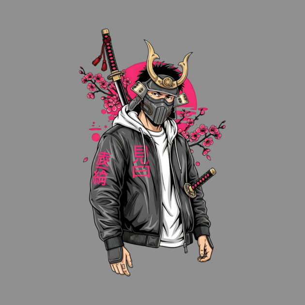 Urban Drifter Modern Samurai Streetwear by Designed By Marty