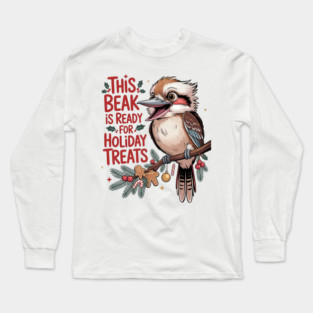Xmas Kookaburra Long Sleeve T-Shirt