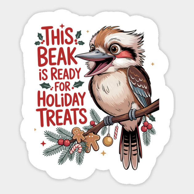 Xmas Kookaburra Magnet by JessArty