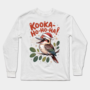 Xmas Kookaburra Long Sleeve T-Shirt