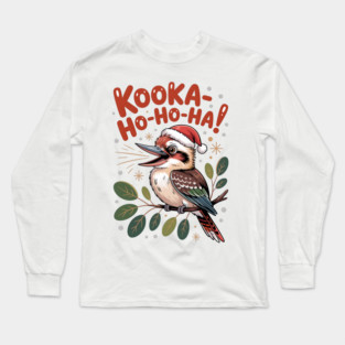 Xmas Kookaburra Long Sleeve T-Shirt