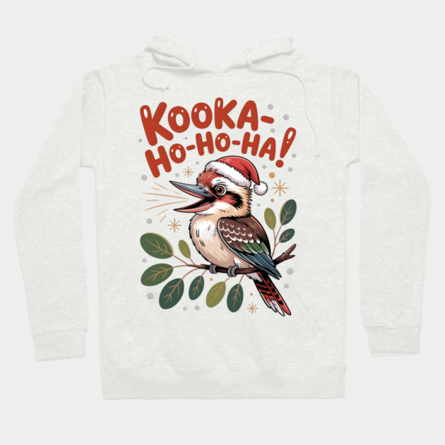 Xmas Kookaburra Hoodie by JessArty