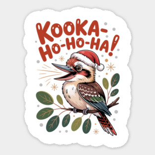 Xmas Kookaburra Magnet