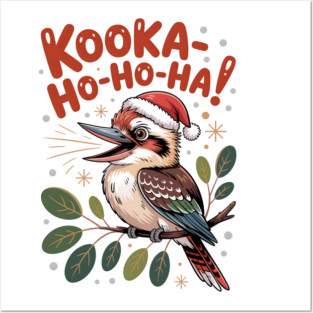 Xmas Kookaburra Posters and Art