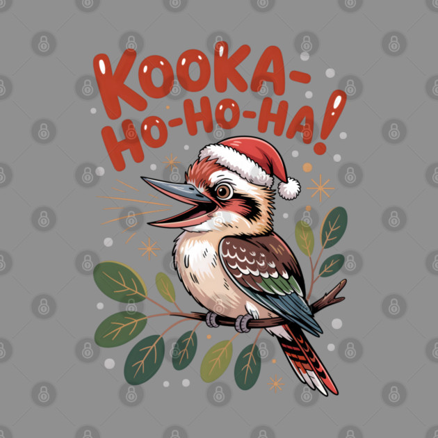 Xmas Kookaburra by JessArty