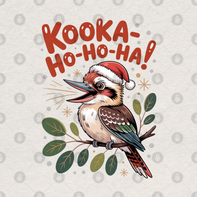 Xmas Kookaburra by JessArty