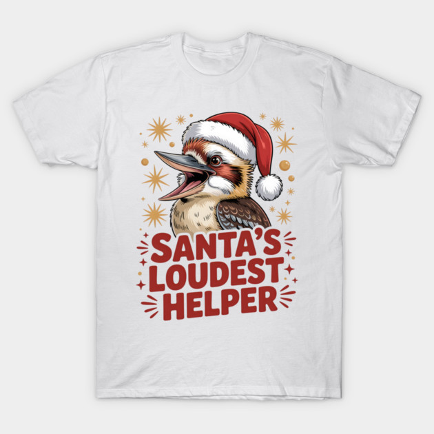 Xmas Kookaburra T-Shirt by JessArty