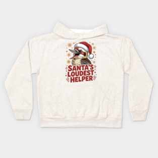 Xmas Kookaburra Kids Hoodie