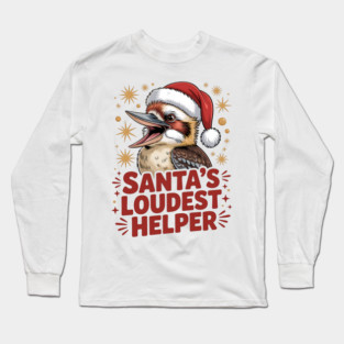 Xmas Kookaburra Long Sleeve T-Shirt
