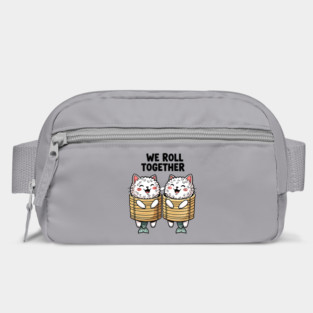 We Roll Together Kawaii Sushi Cats Bag