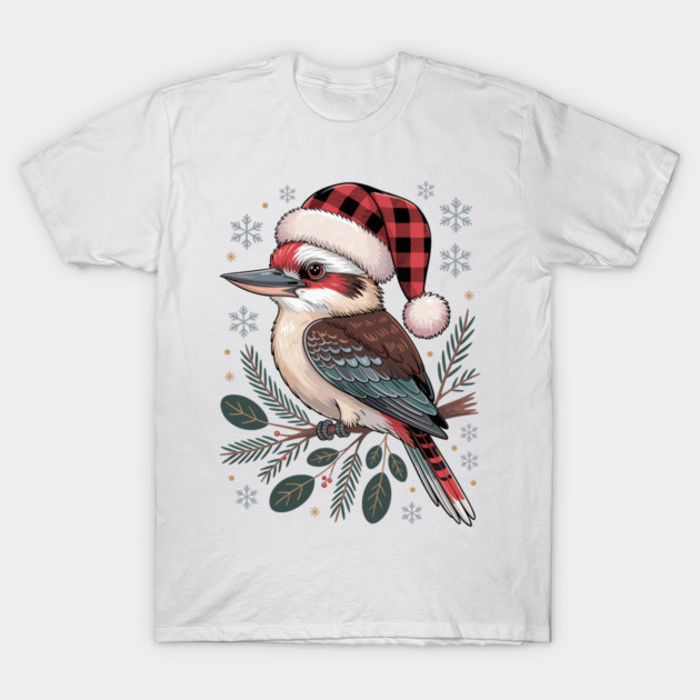 Xmas Kookaburra T-Shirt by JessArty
