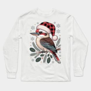 Xmas Kookaburra Long Sleeve T-Shirt