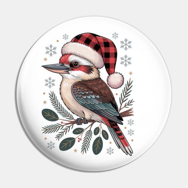 Xmas Kookaburra Pin by JessArty