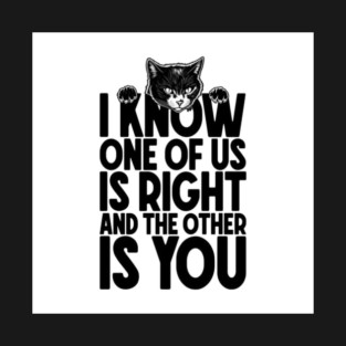 I know one of us is right and the other is you! T-Shirt