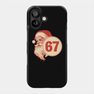 Retro Side Santa 67 Christmas Phone Case