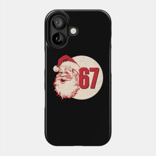 Santa Says 67 Speech Bubble Funny Christmas Phone Case