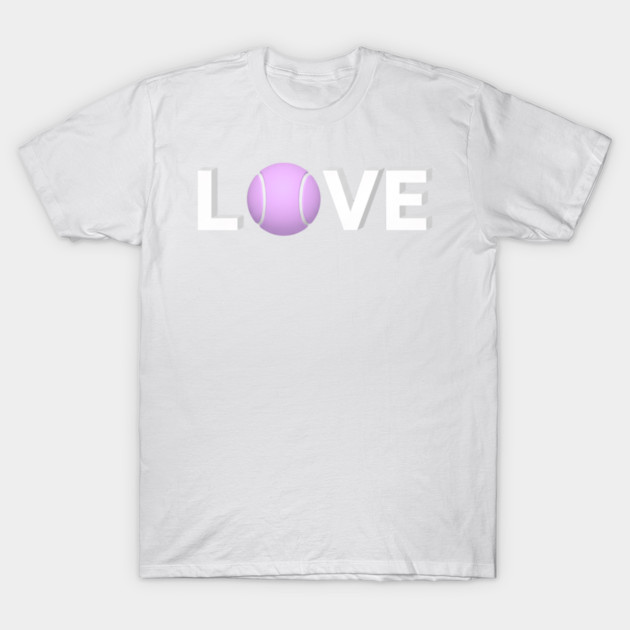 Tennis Love Game Apparel Novelty Player Fun T-Shirt by Art2Wear