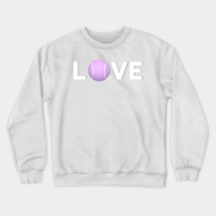 Tennis Love Game Apparel Novelty Player Fun Crewneck Sweatshirt