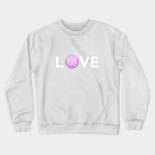 Tennis Love Game Apparel Novelty Player Fun Crewneck Sweatshirt