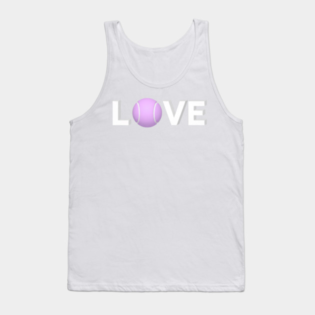 Tennis Love Game Apparel Novelty Player Fun Tank Top by Art2Wear