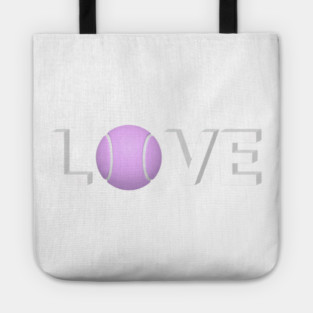 Tennis Love Game Apparel Novelty Player Fun Tote