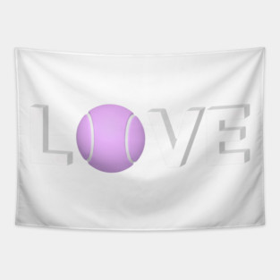 Tennis Love Game Apparel Novelty Player Fun Tapestry