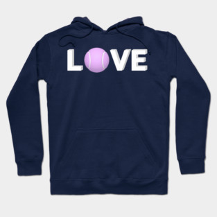 Tennis Love Game Apparel Novelty Player Fun Hoodie