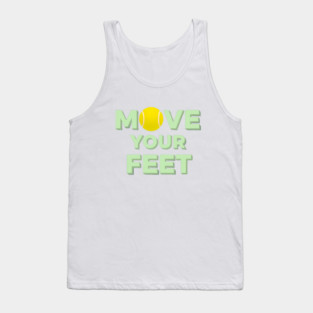 Court Motivation, Tennis Players Funny Quote Tank Top