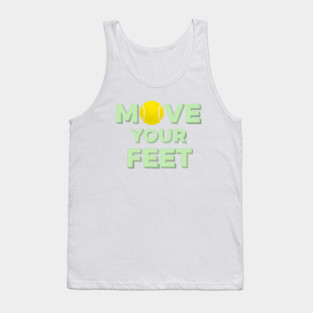 Court Motivation, Tennis Players Funny Quote Tank Top