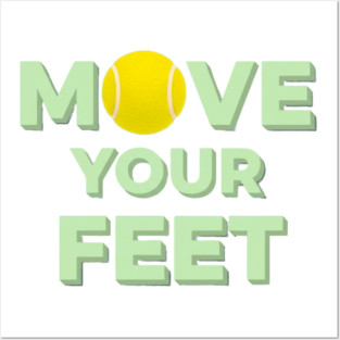 Court Motivation, Tennis Players Funny Quote Posters and Art