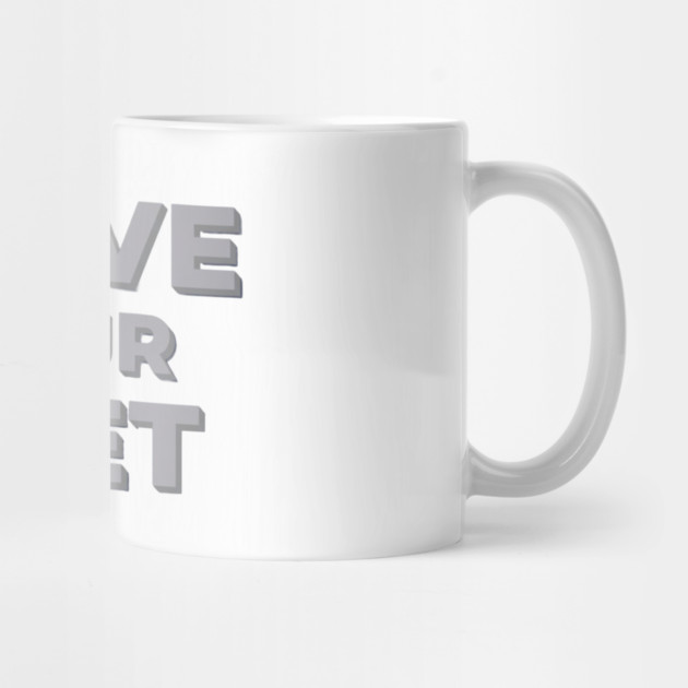 Move Your Feet Tennis Sport Saying Funny Slogan by Art2Wear