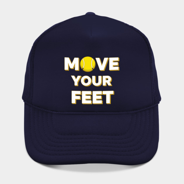 Move Your Feet Tennis Fun Novelty Slogan Item by Art2Wear