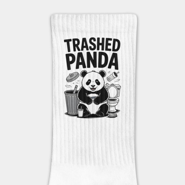 Trashed Panda Mischief by Creatifly Graphic Tees