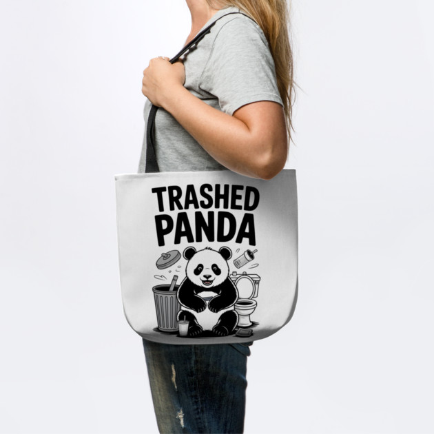Trashed Panda Mischief by Creatifly Graphic Tees