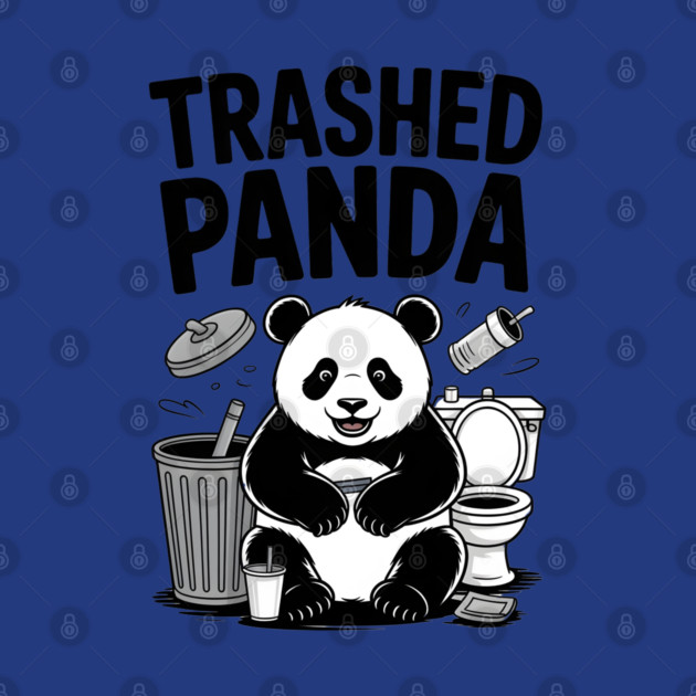 Trashed Panda Mischief by Creatifly Graphic Tees
