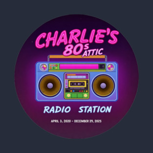 Commemorative Charlie's 80s Attic T-Shirt