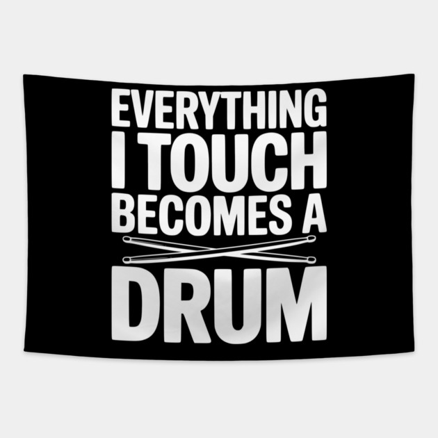 Everything I Touch Becomes a Drum Tapestry by Frank Ring