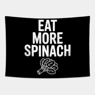 Eat More Spinach Tapestry