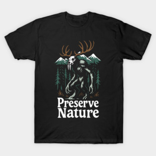 Preserve Nature Wild Woods Mountain Vibes T-Shirt