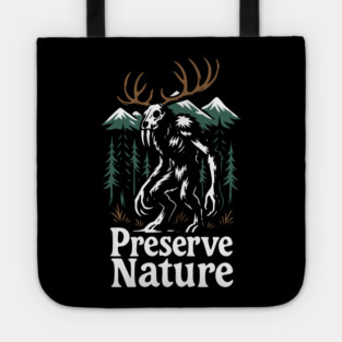 Preserve Nature Wild Woods Mountain Vibes Tote
