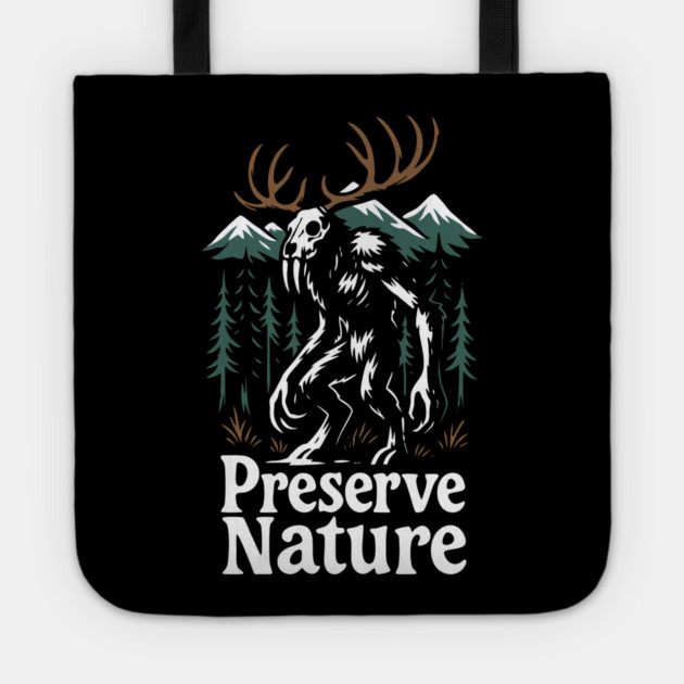 Preserve Nature Wild Woods Mountain Vibes Tote by Anticorporati