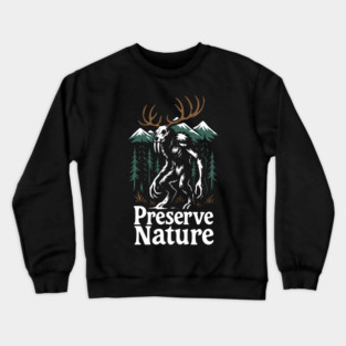 Preserve Nature Wild Woods Mountain Vibes Crewneck Sweatshirt