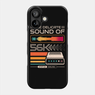 Delicate Sound of 56K Retro Modem Phone Case