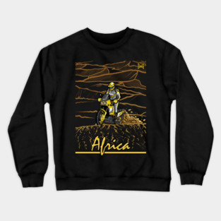honda africa twin, dakar rally Crewneck Sweatshirt