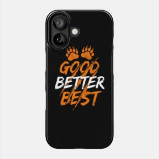 Good Better Best Paw Prints Cheerleaders Phone Case
