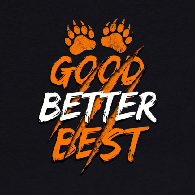 Good Better Best Paw Prints Cheerleaders by ArtistTee ⭐⭐⭐⭐⭐