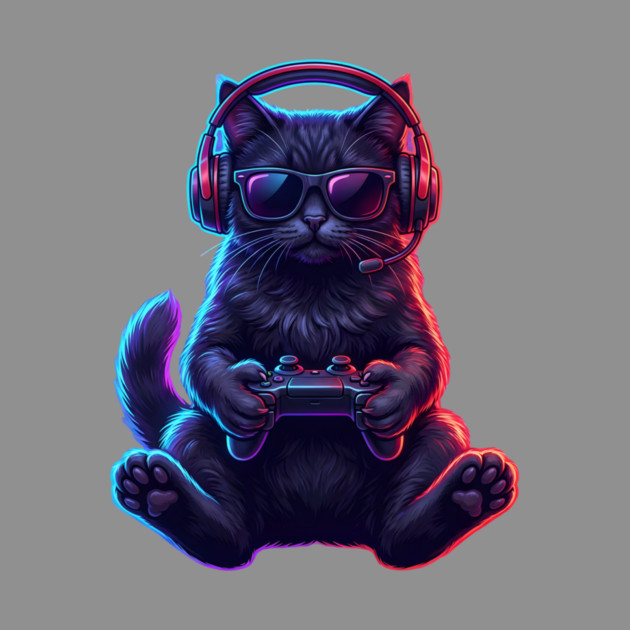 Gamer Cat, For Cat Lovers by ArtistTee ⭐⭐⭐⭐⭐